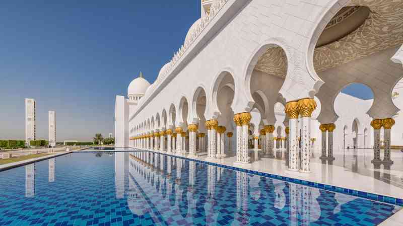 La Mezquita Sheikh Zayed Grand en Abu Dhabi