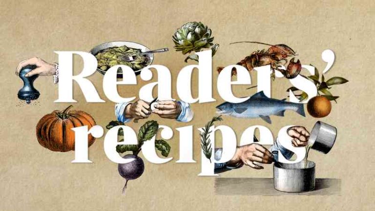 Recetas de los lectores: comparte tus secretos de cocina